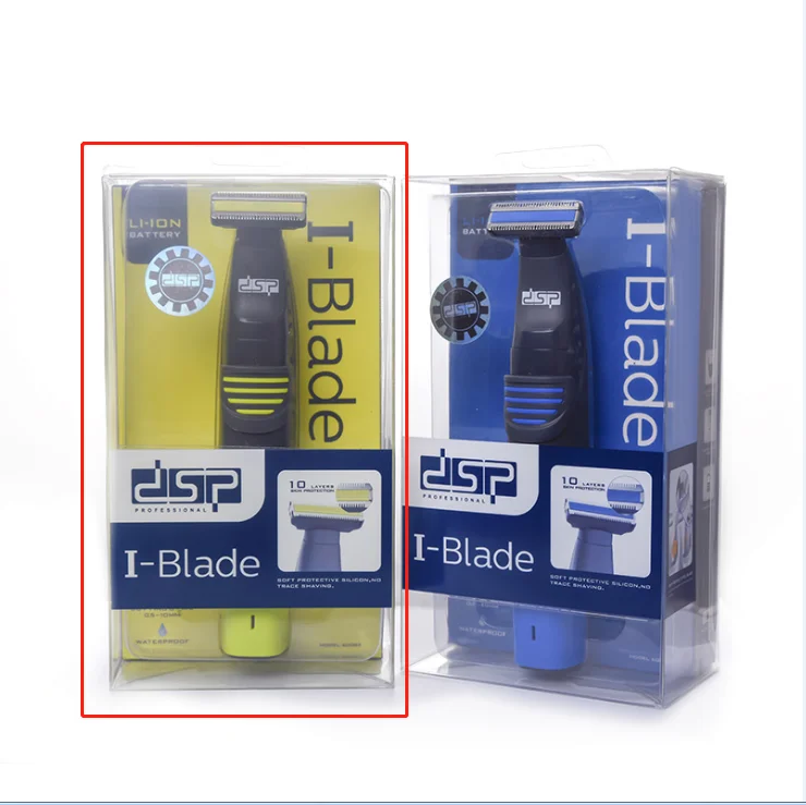DSP Mini USB электробритва для влажной и сухой кожи для мужчин/аккумуляторная электрическая бритва, подарки для мужчин, синий/желтый, подходит для мира - Цвет: Цвет: желтый