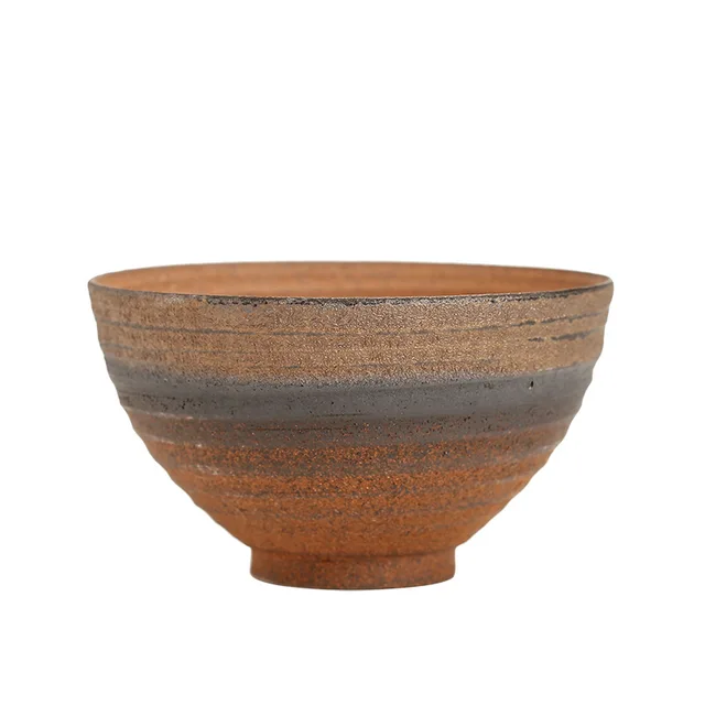 Vintage handmade ceramic teacup Japanese Style Retro Tea Cup stoneware tea set Home tea bowl Master Cup 5