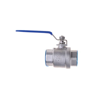 

1PCS 2'' WOG1000 Ball Valve Full Port Plumbing Fixing Female NPT Threaded SS 304 Stainless Steel Vinyl Handle