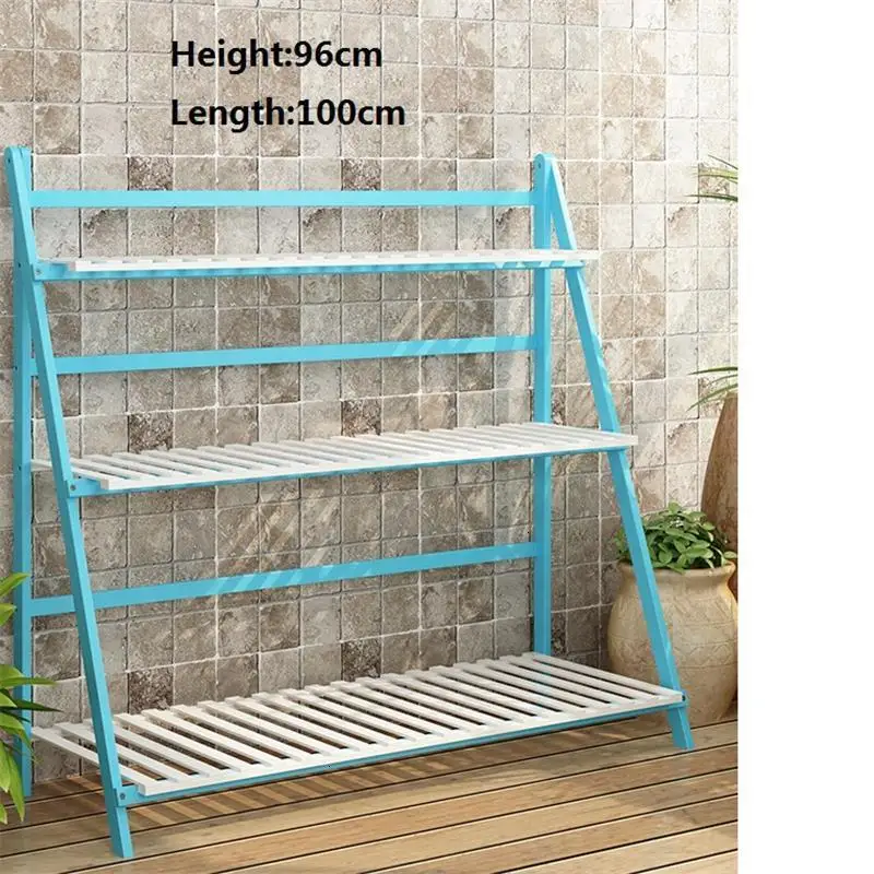 Decorativa Madera Estante Para Plantas Estanteria Jardin Indoor Outdoor Balcony Stojak Na Kwiaty Flower Shelf Plant Stand