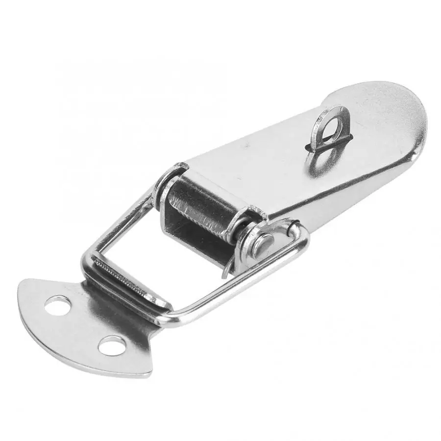 

Sliding door fittings 2 Pcs Hasp Latch Steel Industrial Metal Hasp Latch Spring Adjustable Latch Clamp latch box