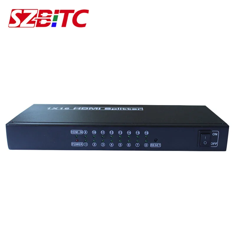 SZBITC 1x16 HDMI разветвитель 1 вход 16 Выход 4K портов процессор для Full HD 1080P 3D|processor| |