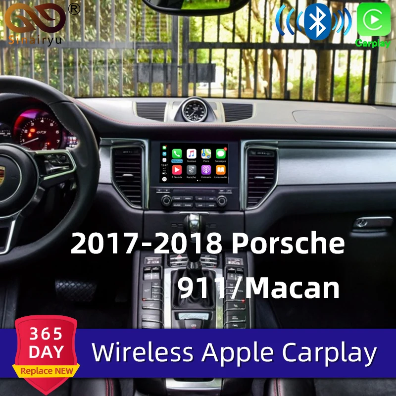 Sinairyu Wifi беспроводной Carplay для Porsche PCM3.1/PCM4.0 Android Авто/зеркало iOS зеркалирование 2010- Cayenne/boxxter/911/Macan