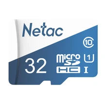Netac P500 версия для зарубежных Class 10 Micro SDXC TF флеш-карта памяти карта, 32 ГБ, 64 ГБ, 128 ГБ 80 МБ/с. 16 Гб