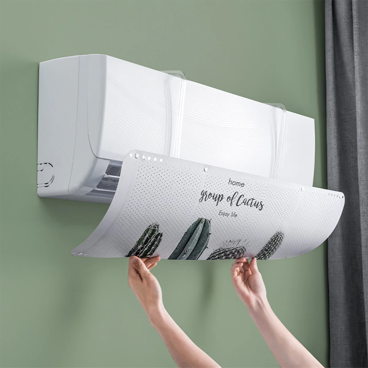 Adjustable Air Conditioner Cover Windshield Home Conditioning Baffle prevent direct Blowing Deflector Household 1 Pcs | Дом и сад