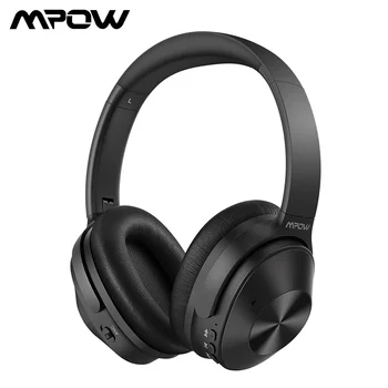 

Mpow H12 Active Noise Cancelling Headphones Bluetooth Wireless/Wired Headset 30h Playing Time Built in Mic For iPhone 11 Samsung