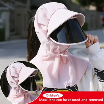

Multi-function Protective Cap Anti-UV Protective Hat Eye Protection Anti-fog Windproof Hat Anti-saliva