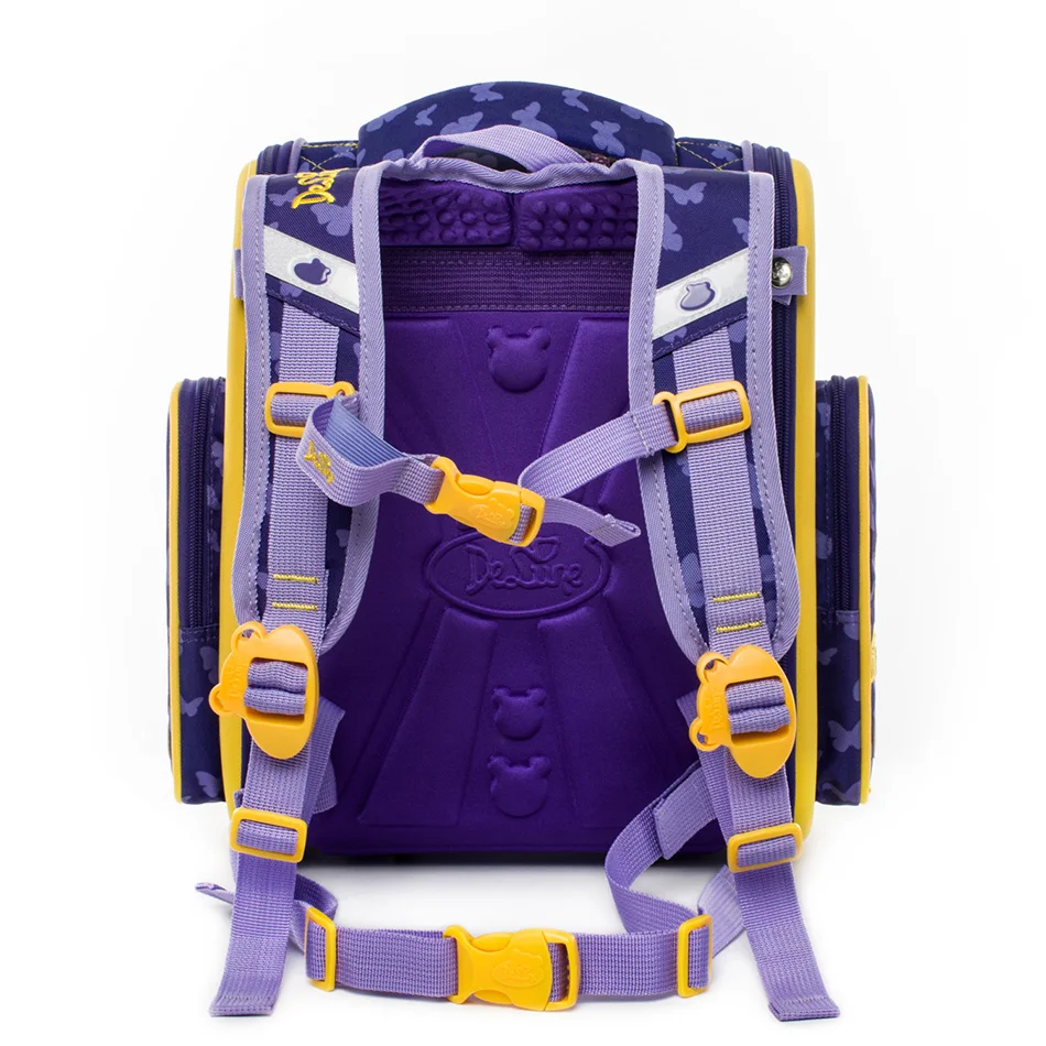Delune школьные сумки Bacpack для девочек детские рюкзаки с рисунком медведя детские ортопедические рюкзаки для начальной школы