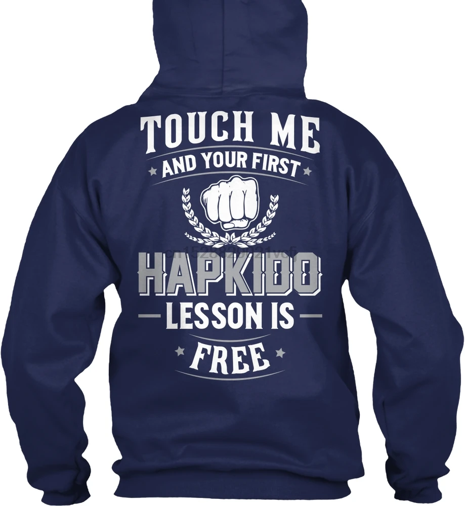 Men Hoodie long sleeve Hapkido Shirt - First Lesson Free Women Streetwear |