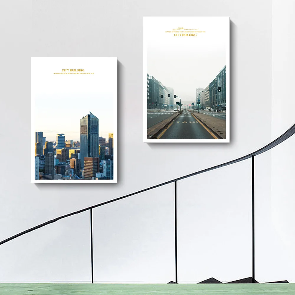 City-Building-Picture-Home-Living-Room-Decorative-Painting-Architecture-Street-View-City-Scenery-Hotel-Apartment-Wall