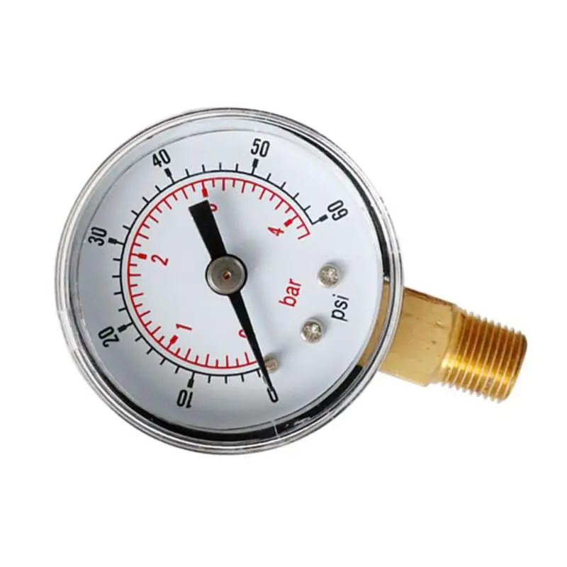 0-60psi 0-100psi 1/8BSPT манометр воздушного компрессора масляный водный гидравлический точность Давление датчик