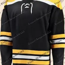 Мужская футболка Zdeno Chara Patrice Bergeron на заказ, сшитая Брэдом марчандом, Черная/белая, Бостонская