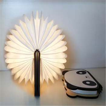 

LED Night Light Cartoon Folding With USB Charging Book Lamp Animal Shape small night light Toy will Glow book lamp Creative Gift