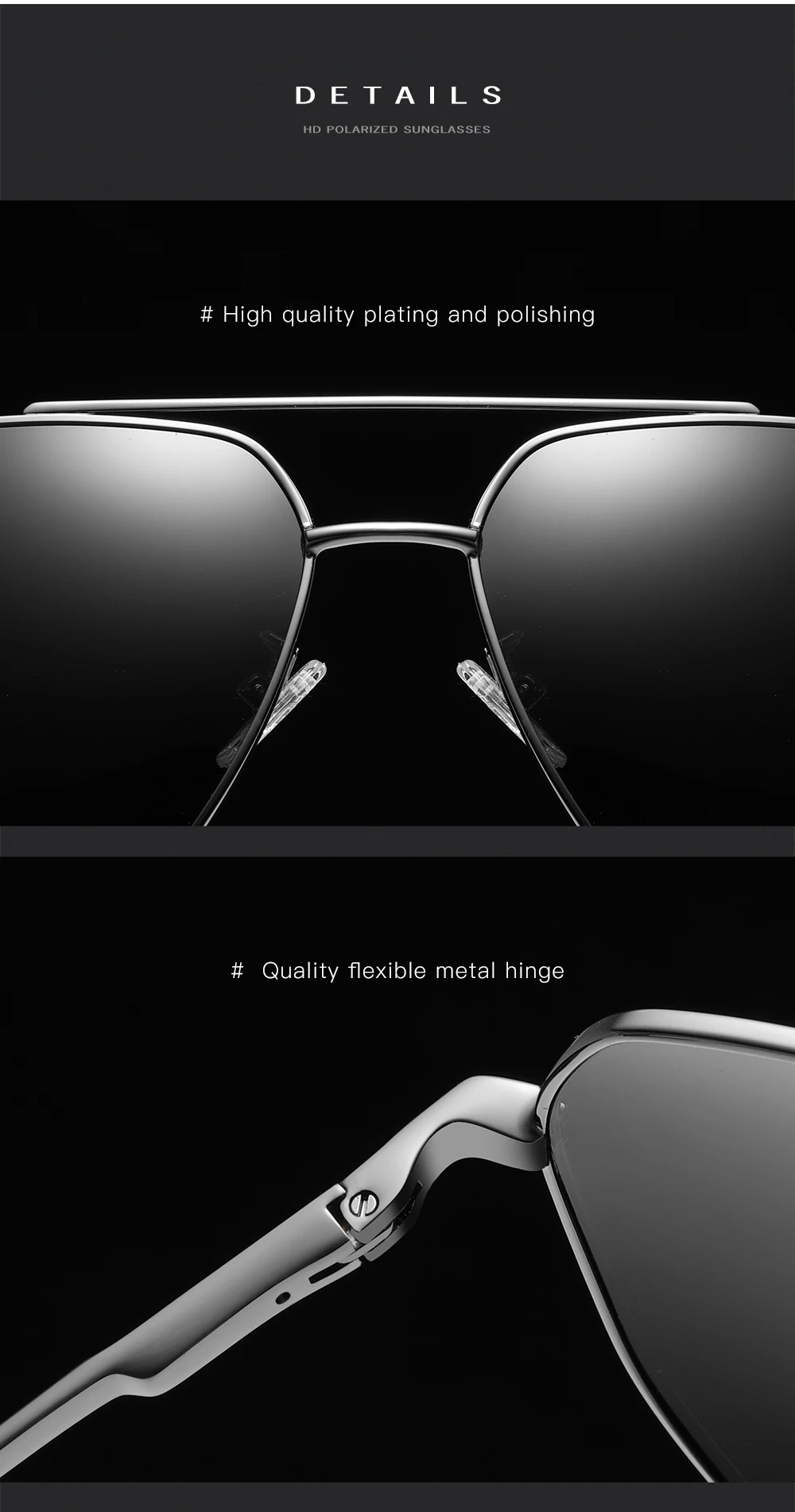 New Classic Polarized Sunglasses Men Vintage Outdoor Driving Square Sun Glasses For Men Coating Lens Travel Fishing Eyewear Male (13)