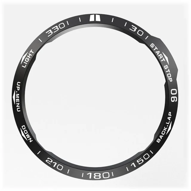 Premium Metal Bezel Cover Protector for Smartwatch Anti-Scratch Accessory