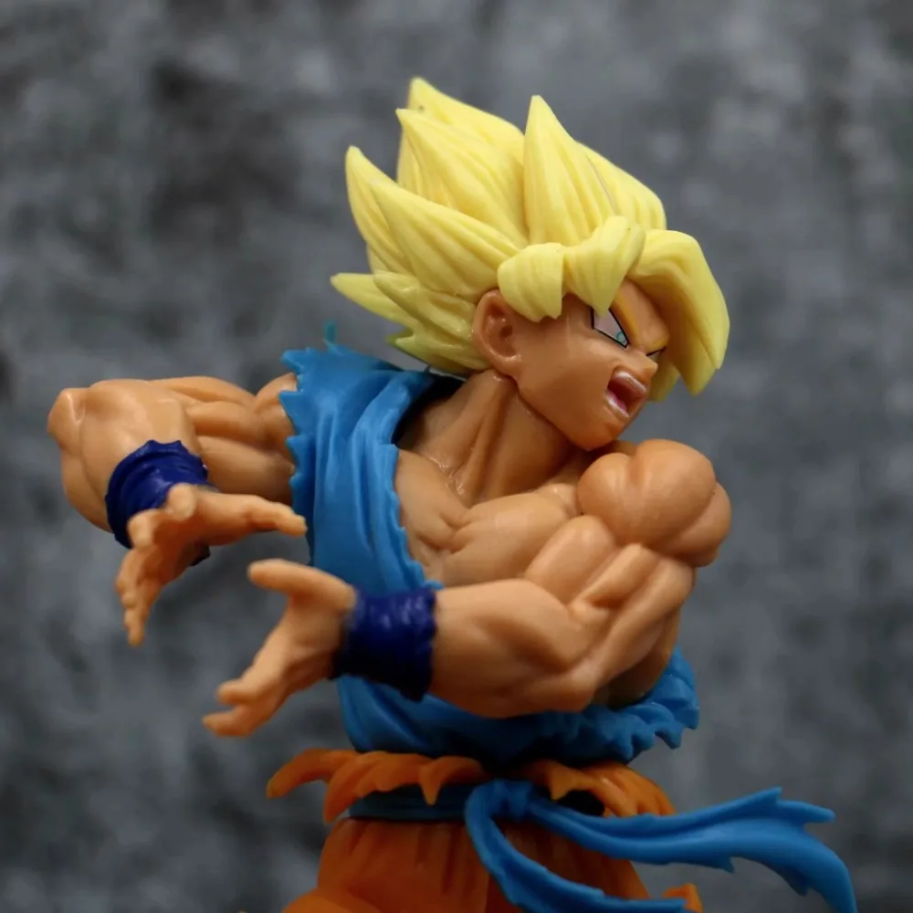 Dragon Ball Z Goku Super Saiyan 2 ПВХ фигурки драконий жемчуг супер аниме DXF Goku kamehameha фигурка игрушка DBZ