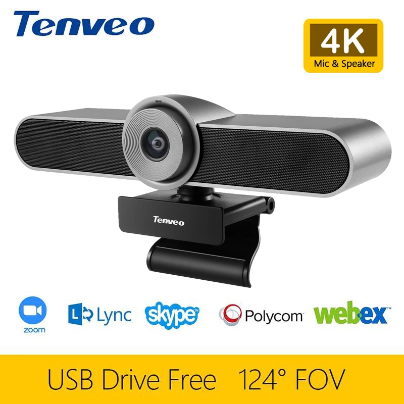 Веб-камера VA4K 4k 3840x2880 USB со встроенным микрофоном и динамиком для видеозвонков на