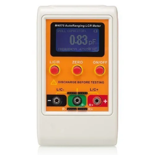 

M4070 AutoRanging LCR Meter Up to 100H 100mF 20MR, 1% accuracy 5 digit display Orange