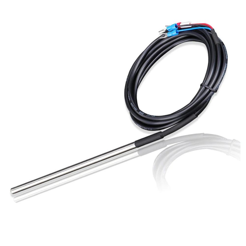 

PT100 200mm platinum thermal resistance temperature control waterproof probe Thermocouple Temperature Sensor for Industrial