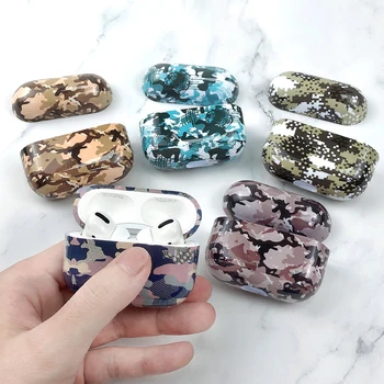 

Luxury Case Cover For AirPods Pro Design Colorful Oil Printing Camouflage Cover Shell For AirPods Pro 3 2019 Charging Box Case