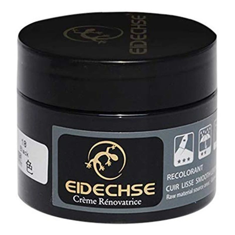 

EIDECHSE Car Leather Repair Kit Auto Complementary Color Paste Car Seat Sofa Holes Scratch Cracks Rips Paint Car Coating Black
