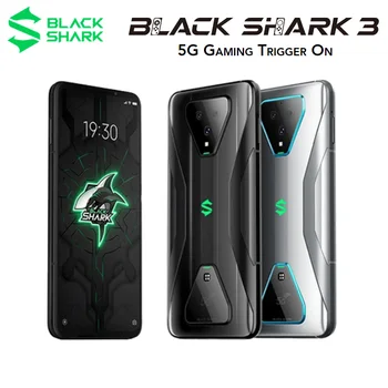 

Global ROM Xiaomi Black Shark 3 5G Gaming Phone 6.67" 8/12GB RAM 128/256GB ROM Snapdragon 865 Dual SIM Android 10 Smart Phone