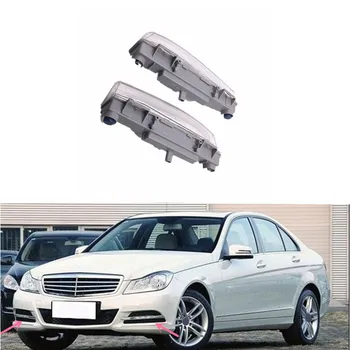 

New W204 W212 Car Front LED DRL Fog Light Bulbs Lamp Assembly Fog Lights For Mercedes For Benz W204 W212 C250 C280 C350 E350