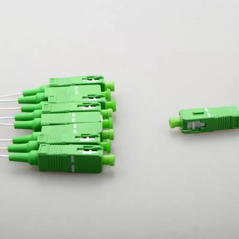 SC/APC 1X8 FTTH Оптическое волокно SplitterFBT оптический соединитель 1X8 SC одномодовая стальная труба plc оптический сплиттер