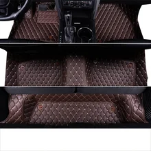 Lsrtw2017 роскошный кожаный автомобильный салон автомобиля коврик для ford explorer 5 2011 2012 2013 5 ковер