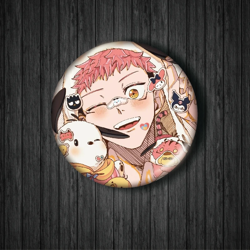 Anime Jujutsu Kaisen Badges Enamel Pins Badge Decoration Brooches Metal Badges For Clothes Bags DIY