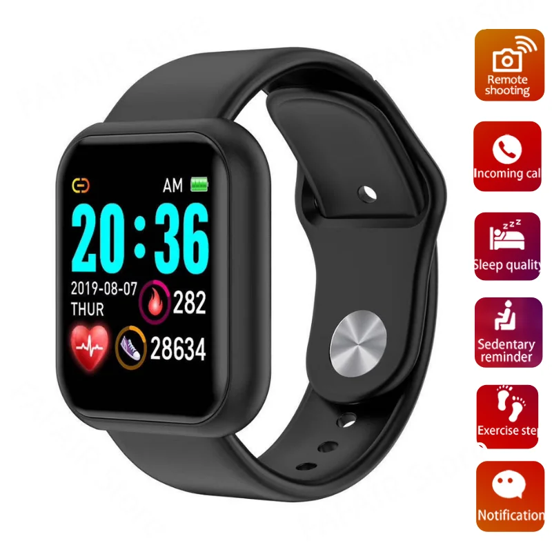 Смарт Браслет фитнес браслет AMOLEDScreen сердечного ритма Traker Bluetooth Шагомер Спорт Водонепроницаемый смарт