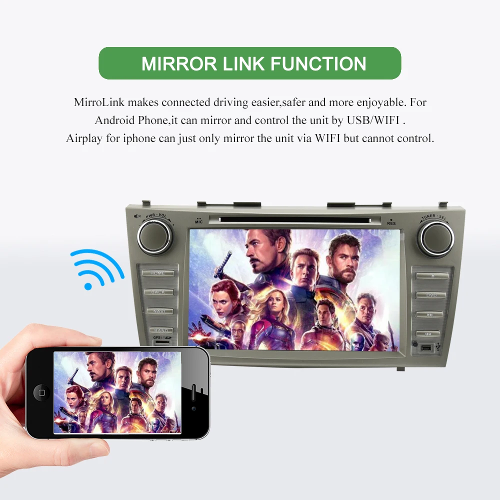 Best Bonroad 8" 2Din Android 8.1 Car DVD Video Radio GPS Navigation For Camry 2007-2011 Car multimedia playr Stereo Ram2G Rom16G 14 Best Bonroad 8" 2Din Android 8.1 Car DVD Video Radio GPS Navigation For Camry 2007-2011 Car multimedia playr Stereo Ram2G Rom16G 14
