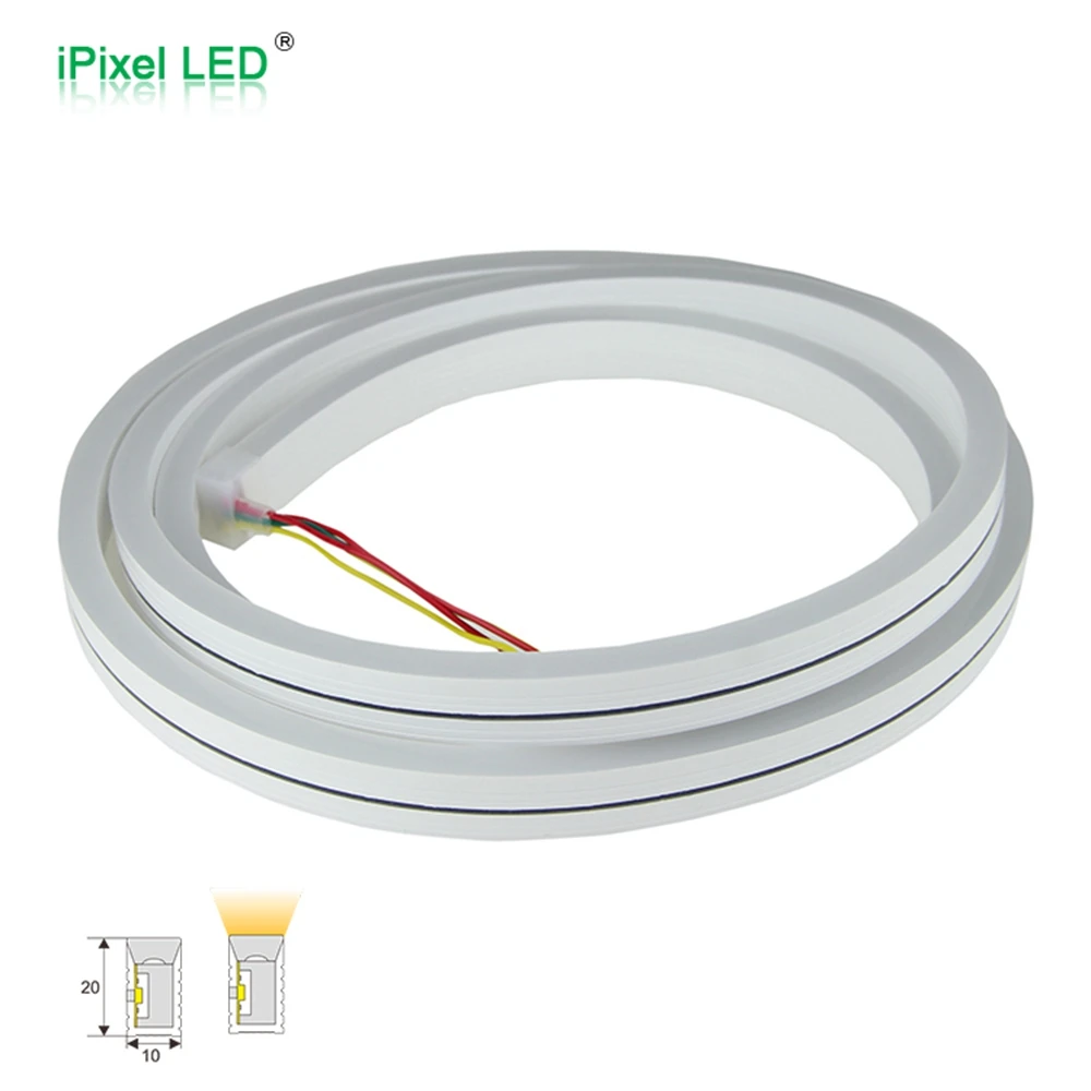 DC12V & DC24V кремния красочные гибкий неон полосы светильник с 60 шт. SMD5050 светодиодов
