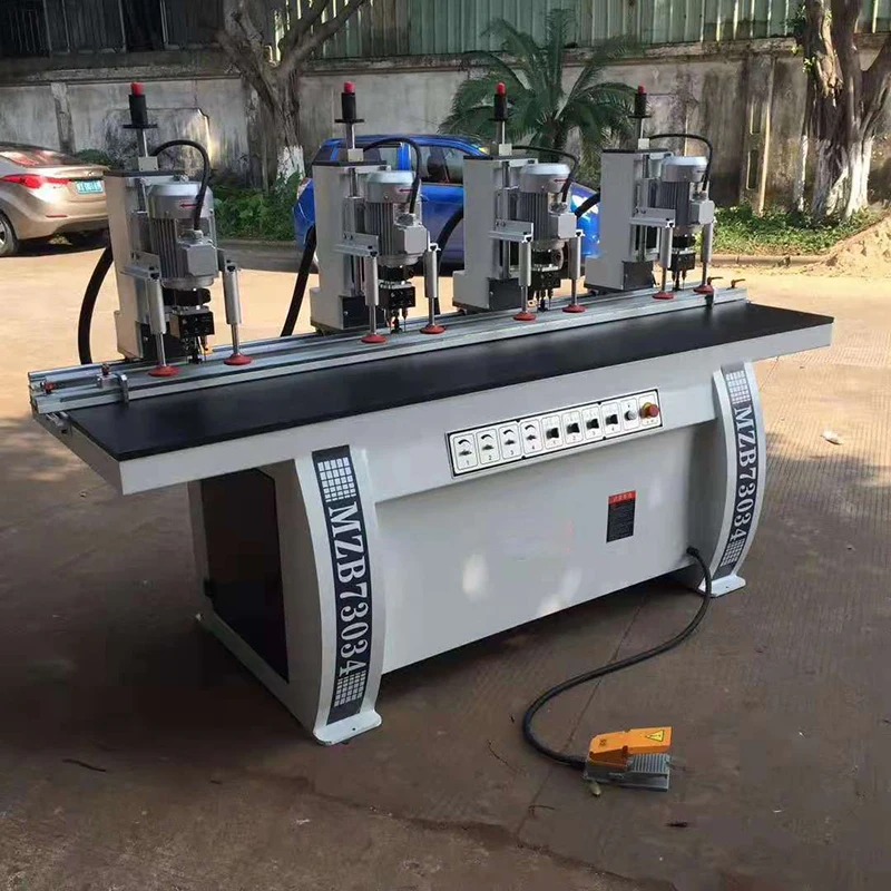 New single head side drilling machine woodworking cabinet door holes drill furniture wood board boring machine