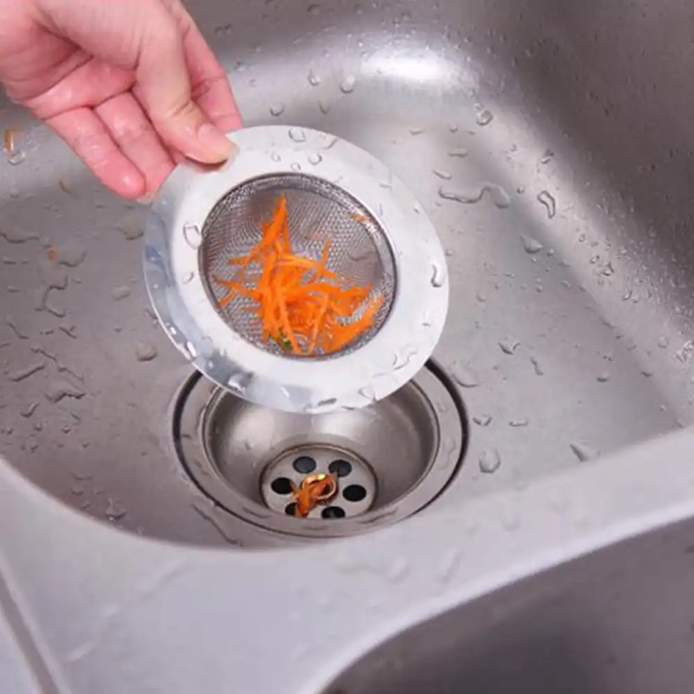 5cm stainless steel sink filter hair colanders s