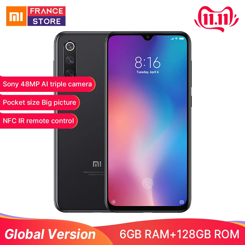 Xiaomi Mi 9 SE телефон смартфон Глобальная версия 6 ГБ 128 Гб смартфоны телефоны NFC Snapdragon