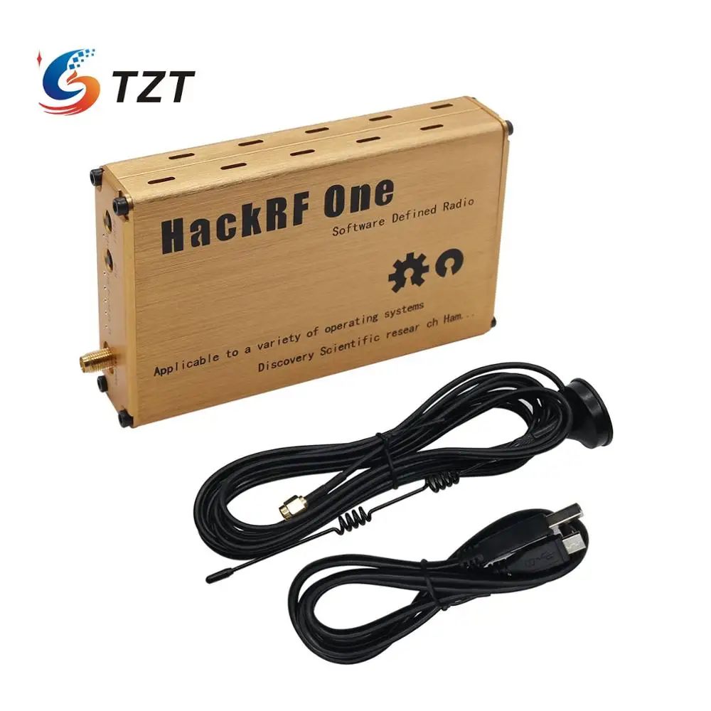 Завеса HackRF один 1 МГц 6 ГГц SDR платформы программно-радио макетная плата с импортированные кристаллы