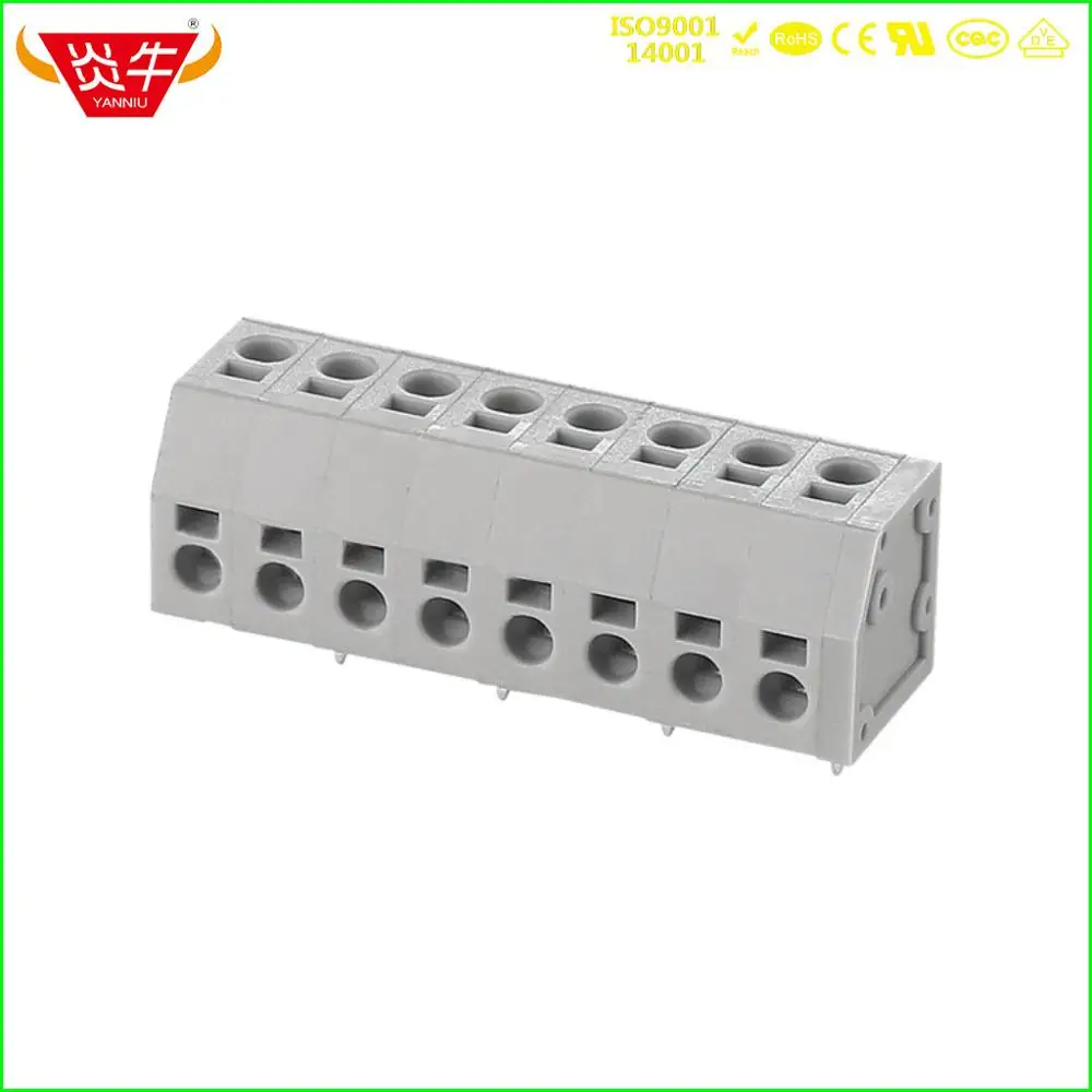 Blocos de Terminais de Mola 7.5 Milímetros 2pin12pin Phoenix Contact Degson Kefa Yanniu Kf250 7.5a Dg208 2p12p Pcb