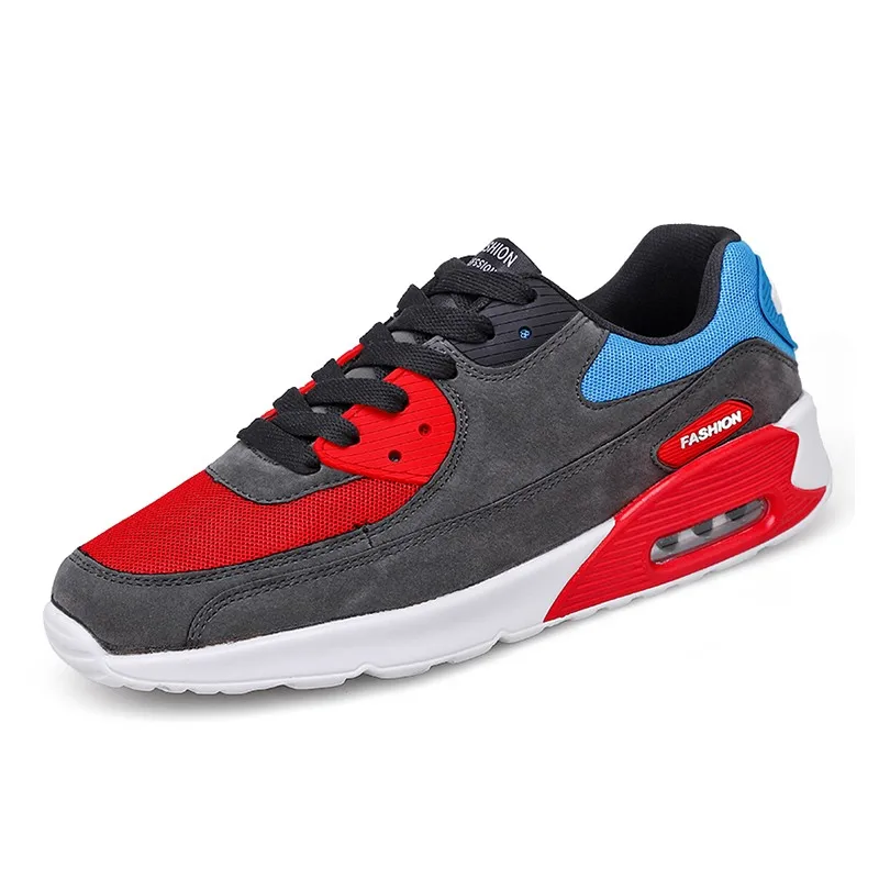 

Air Cushion Running Shoes for Men Breathable Mesh 90 Man Sneakers Road Max Sports Shoes Male Lightweight Gym Trainers Size 46 47