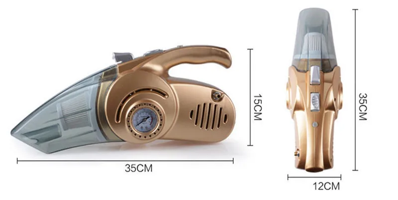 GSPSCN 4 в 1 Многофункциональный 120 Вт влажный и сухой пылесос двойного назначения с 150 фунтов/кв. дюйм автомобильный надувной насос автоматический воздушный компрессор