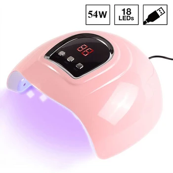 

UV LED Lamp For Nails Dryer 54W Ice Lamp For Manicure Gel Nail Lamp Drying Lamp For Gel Varnish vernis gel nagellak uv lamp