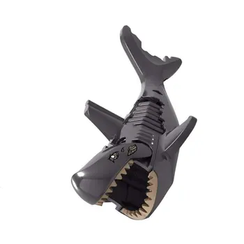 

Shark Series Children's Puzzle Spell Inserting Card Building Blocks Kid's Intelligent Block Toys Enlighten Toys