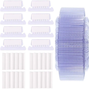 

120 Sets 2 Inch Hanging Folder Tabs and Inserts for Quick Identification of Hanging Files Hanging File Inserts