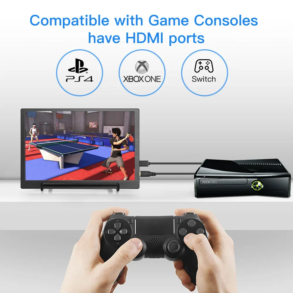 Eyoyo EM08H Portable Monitor 8 9 LED USB Type C Hdmi gaming monitor IPS 1920x1200 Display 2