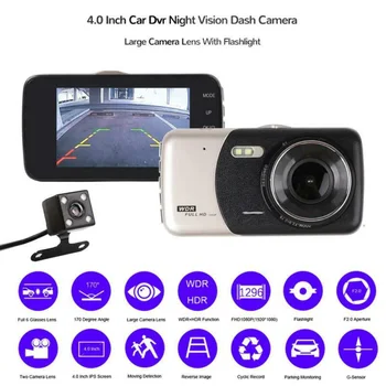 

Car dvr 100% original novatek auto camera 1080P 2.7" full hd dash cam dvrs video recorder registrator avtoregistrator registrar