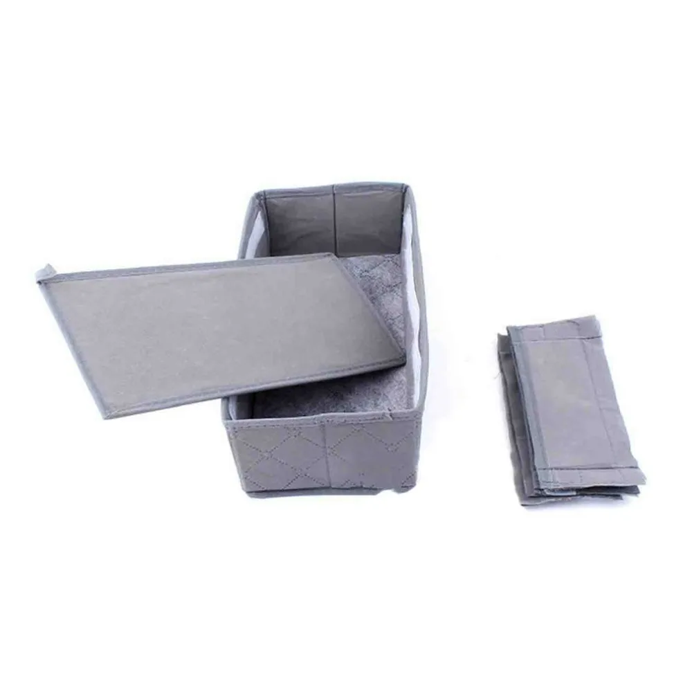Coverless Hard Bottom Underwear Detachable Body Storage Box foldable Storage Box Non-woven Coverless Storage Box