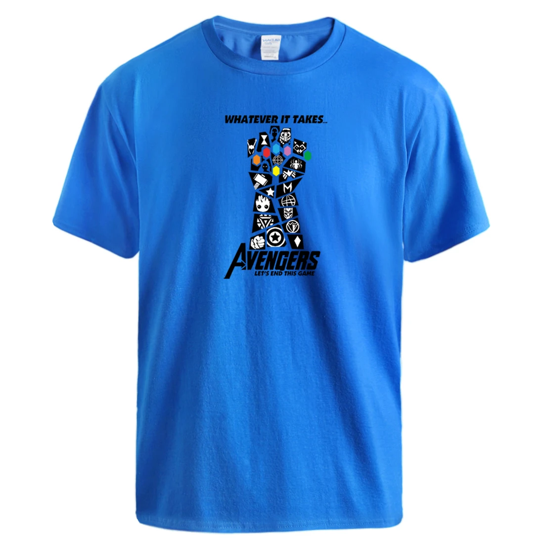 

Mens Thanos The Avengers T-shirts Male 2020 Summer Clothing Harajuku Cotton Tshirts Streetwear Casual Tops Fashion Man T Shirt