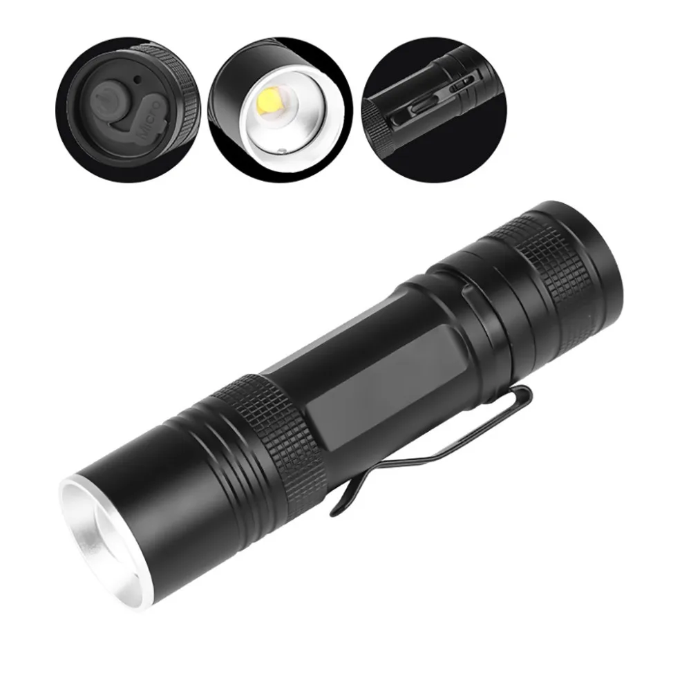 Bright light XHP50 flashlight USB LED flashlight waterproof using 18650 or 26650 outdoor light powerful bike lights 35A3 (2)