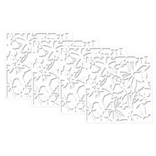 4 шт пластиковые перегородки для комнаты, настенные наклейки на стену, домашний декор