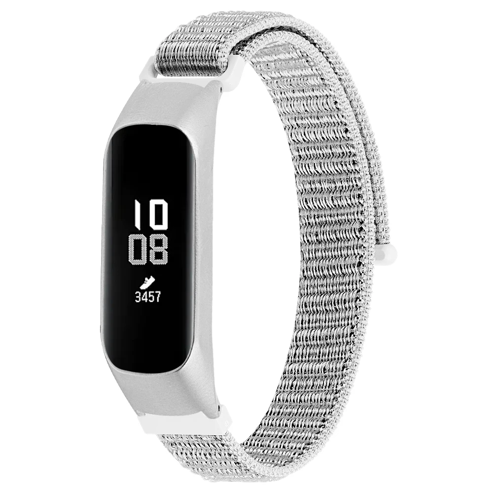 D Модный ремешок для наручных часов для samsung galaxy fit SM-R370, нейлоновый ремешок для наручных часов, умный Браслет для galaxy fit-e SM-R375+ рамка - Цвет ремешка: D